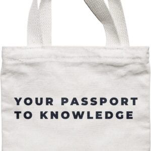 Your Passport to Knowledge Tote